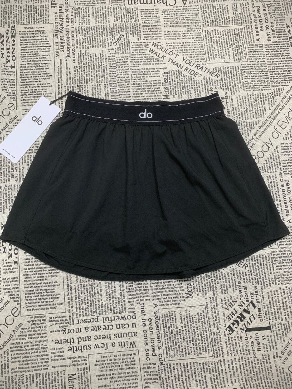Brand new ALO Yoga Match Point black athletic skirt🖤Lightweight and comfortable - Picture 2 of 7